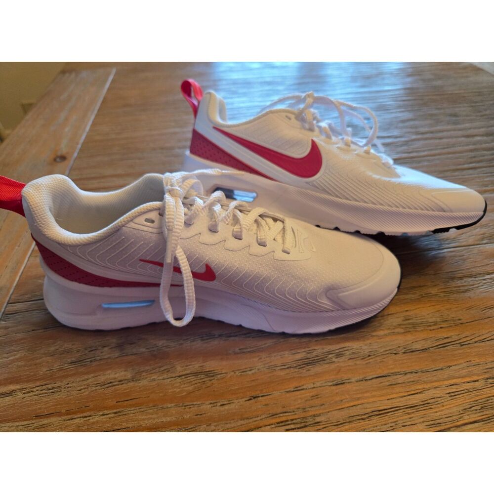 Nike Air Max Nuaxis, women's size 9.5, #HF1233-100, NWOT  White Aster Pink